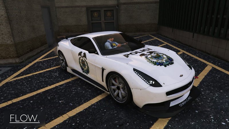 NFS Most Wanted Police Corvette Massacro Skin